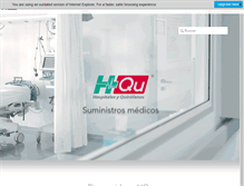 Tablet Screenshot of hqu.com.mx